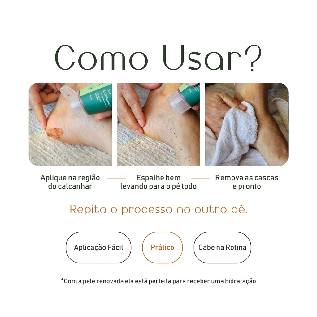 Gel Esfoliante para Pés